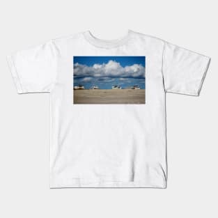 Clouds Over Beach Houses Kids T-Shirt